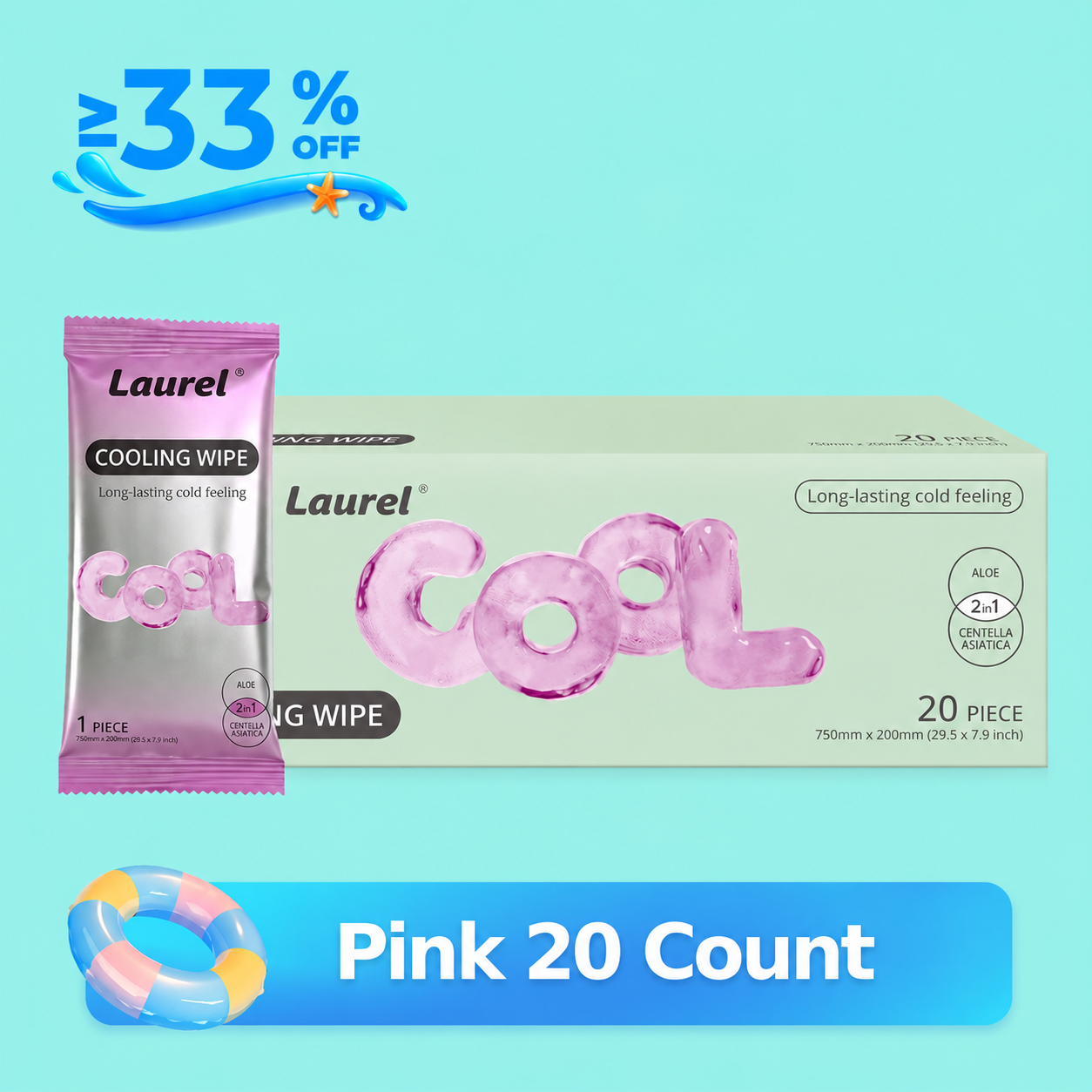 Laurel™ Cooling Wipes