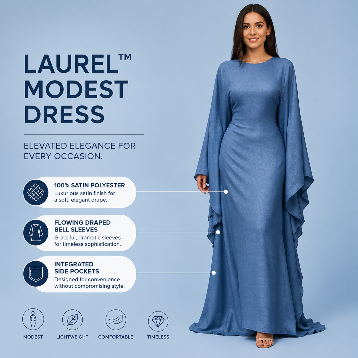 Laurel™ Modest Dress