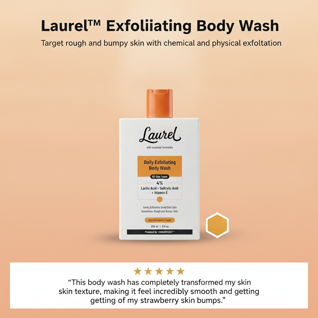 Laurel™ Exfoliating Body Wash with Lactic Acid & Salicylic Acid - 236ml