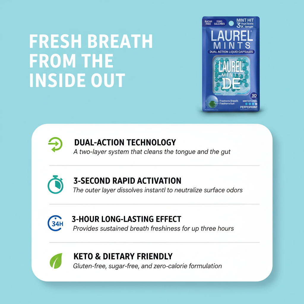 LAUREL™ Mints - Dual Action Liquid Capsules