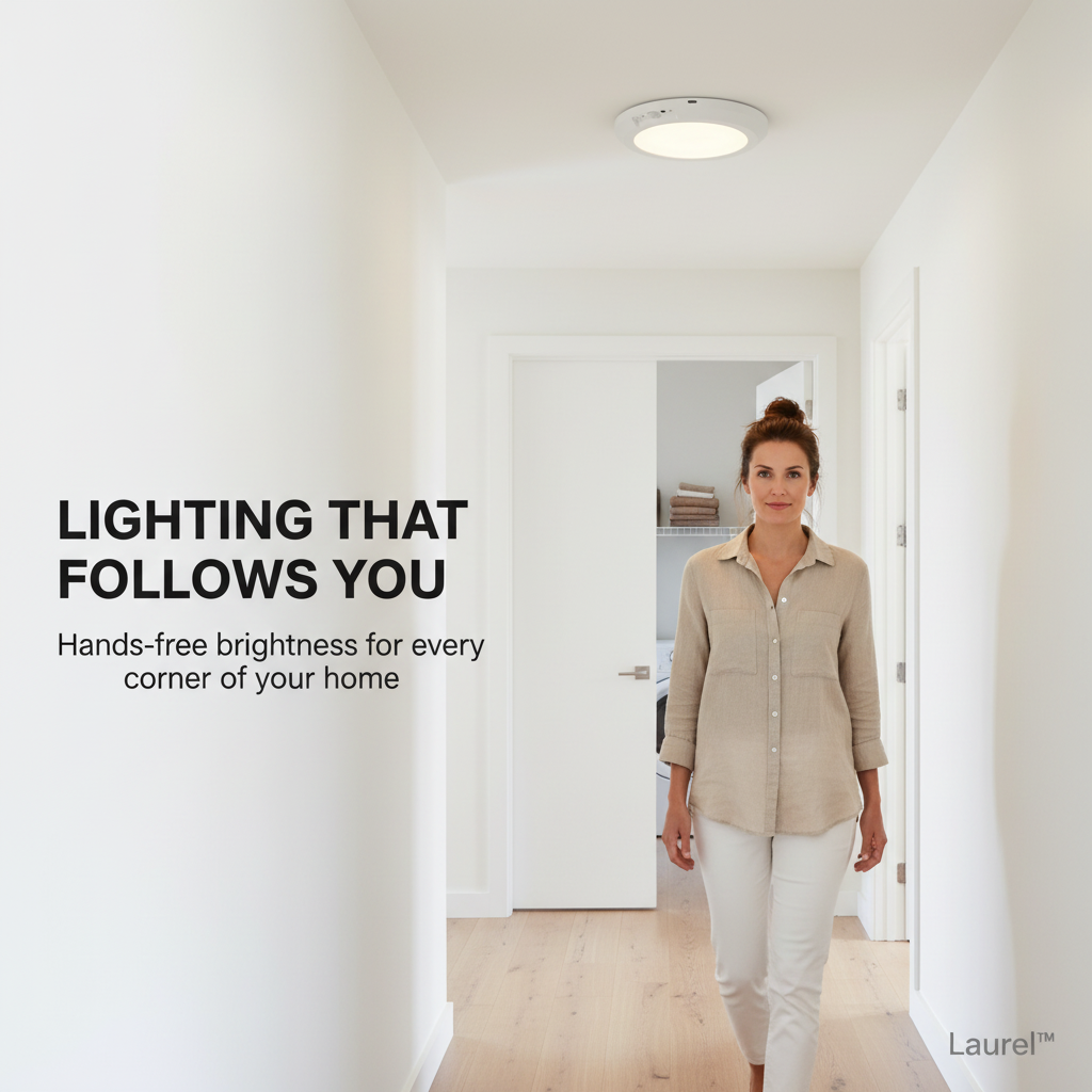 Laurel™ Motion Sensor Ceiling Light