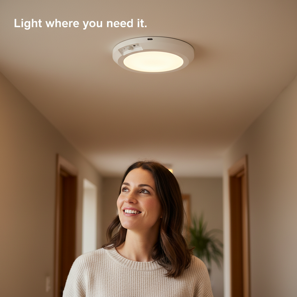 Laurel™ Motion Sensor Ceiling Light