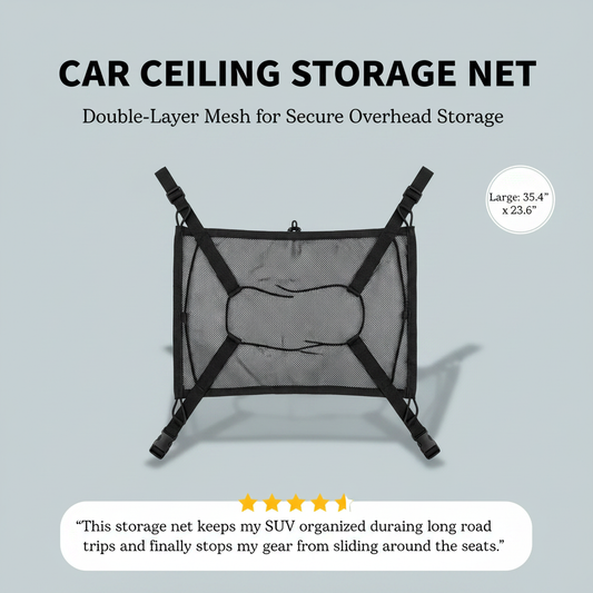 Car Ceiling Storage Net