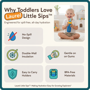 Laurel Little Sips™ Insulated Water Bottle, 12oz