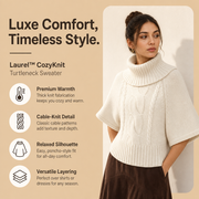 Laurel™ CozyKnit Turtleneck Sweater